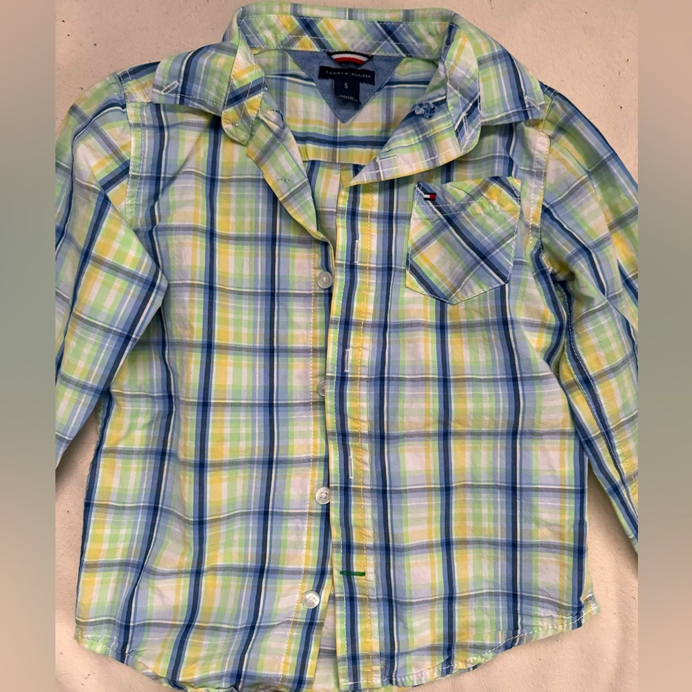 Tommy Hilfiger Plaid Long Sleeve Shirt